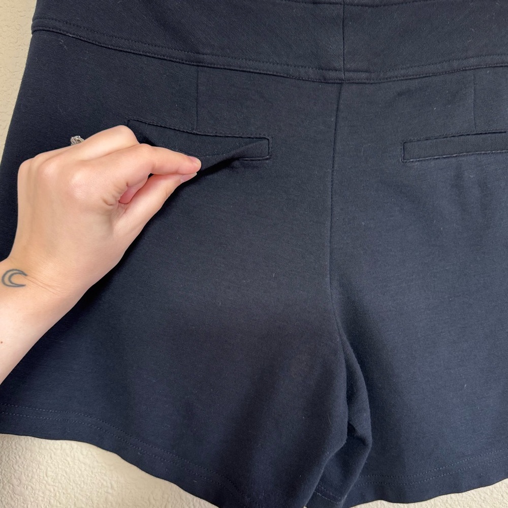 Cache women 8 accent button front preppy skort black - Picture 4 of 13